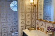 Gold Glitzy Powder Room