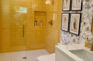 Dana's Canary Yellow Bathroom
